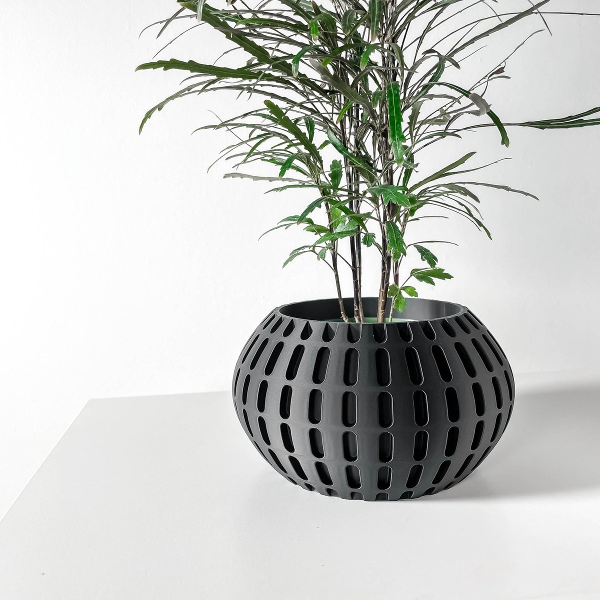 Skushy Xander Bloempot - Moderne Designpot voor Kamerplanten - Sculpturale Plantenpot voor Woonkamer en Kantoor - Premium Woondecoratie