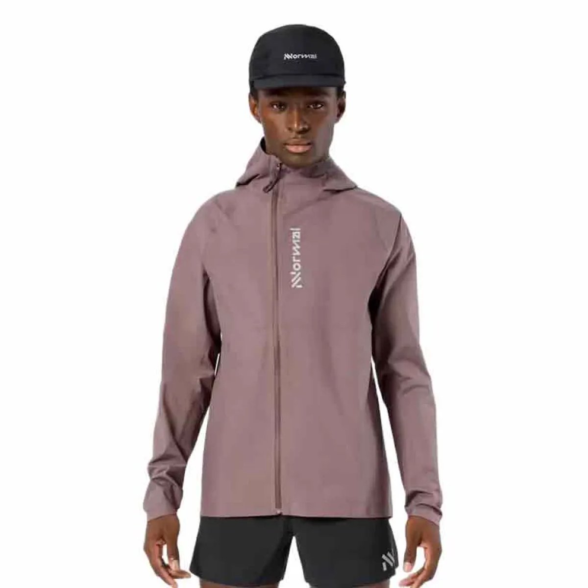 Nnormal Trail Rain Jas Paars L Man