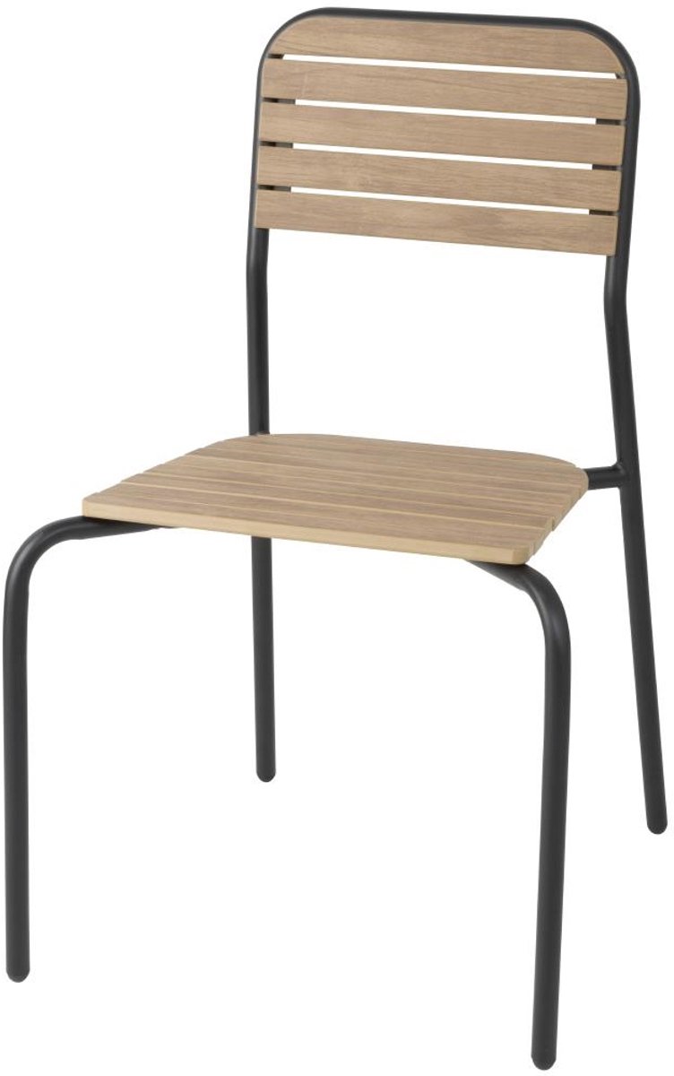 Bolero Santorini Tuinstoelen met Houteffect (4 Stuks) - FU537 - Horeca & Professioneel