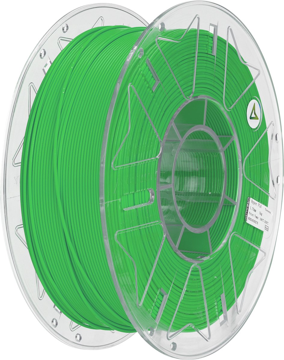 Creality Hyper PLA RFID 3D-Printer Filament - 1,75mm 1kg - Hoge Printsnelheid - RFID Herkenning - Strakke Printkwaliteit - Gebruiksvriendelijk PLA Materiaal - Groen