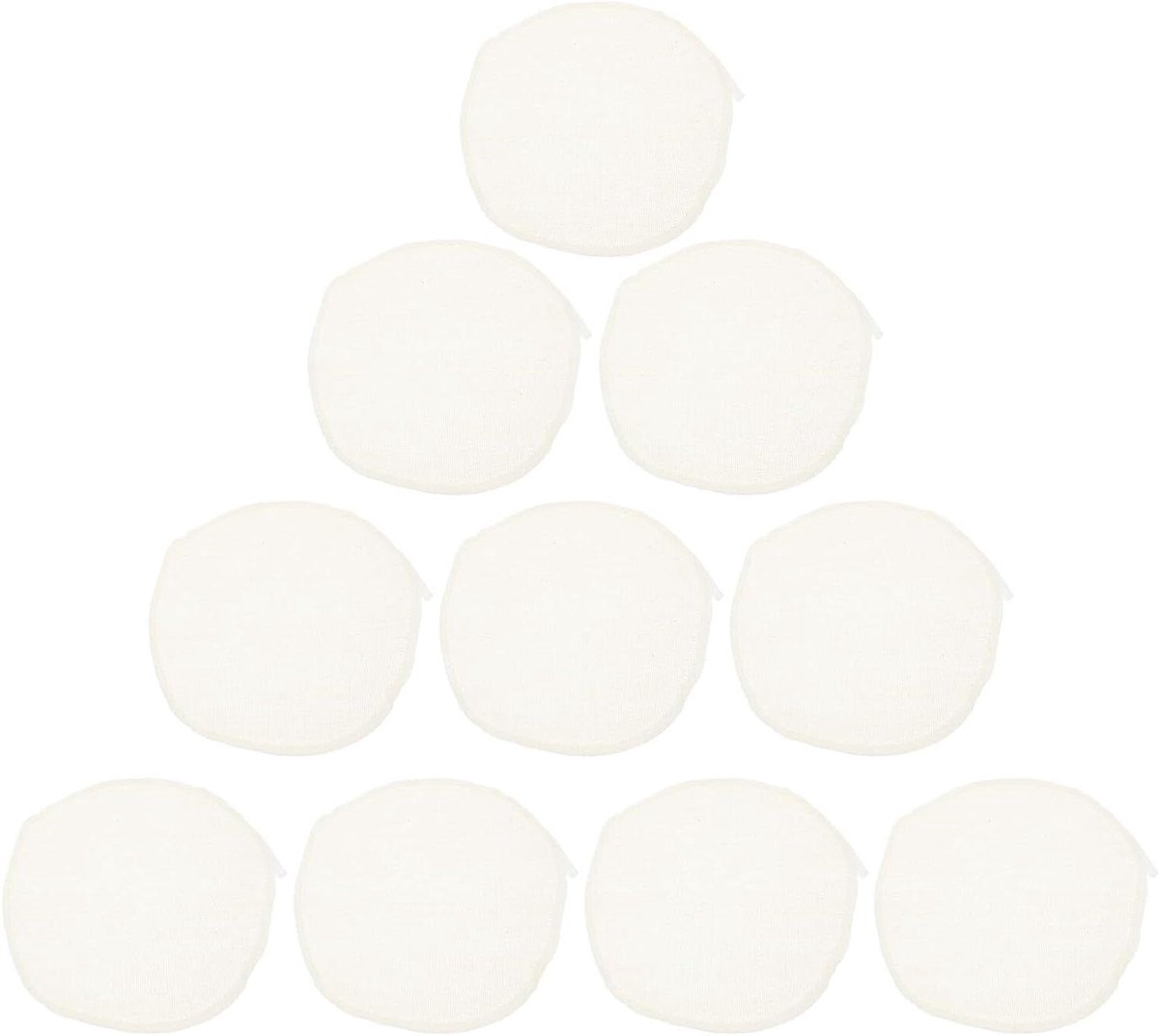 Katoenen Stoommand Liners - Herbruikbare Kookmatten - Gestoomde Gerechten Maken - Ademend Anti-aanbak Ontwerp - 20 Stuks - Beige