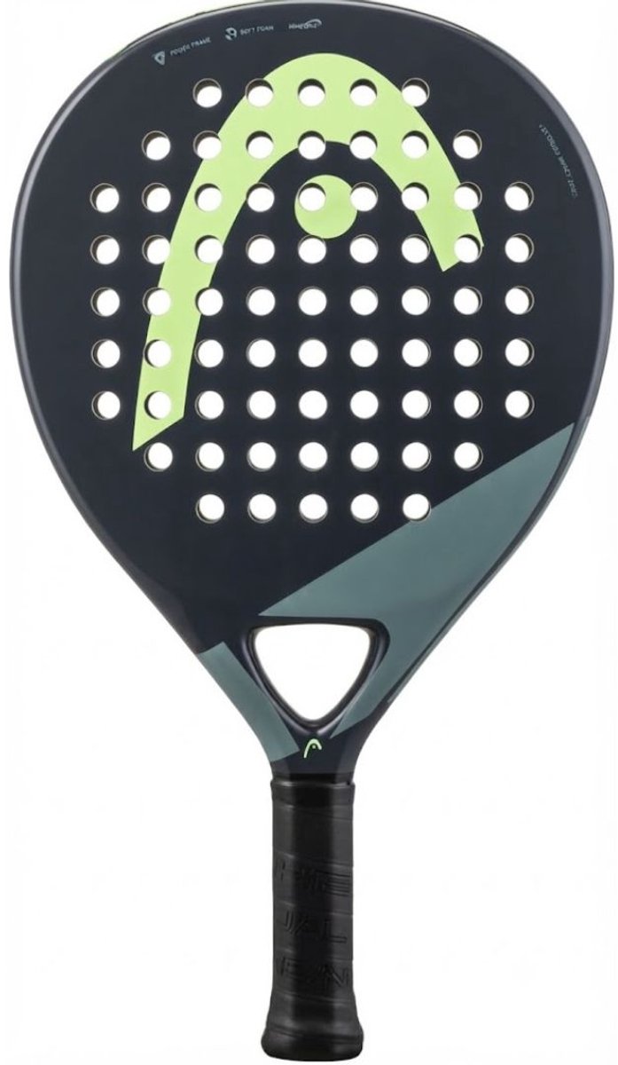 SP® Padelracket - Pro Padeltennisracket - Inclusief Gratis Draagtas - Grijs - 45cm x 26cm x 1cm