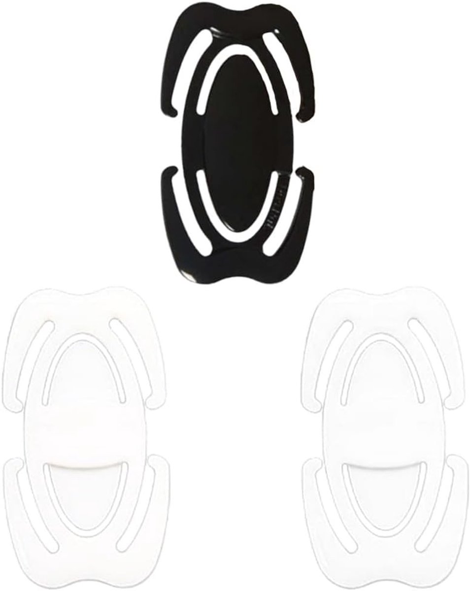 Set van 3 antislip bh clips voor het bevestigen van banden, ideaal voor onzichtbare bh's, discreet en praktisch accessoire voor vrouwen