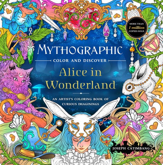 Mythographic Color and Discover: Alice in Wonderland - cover