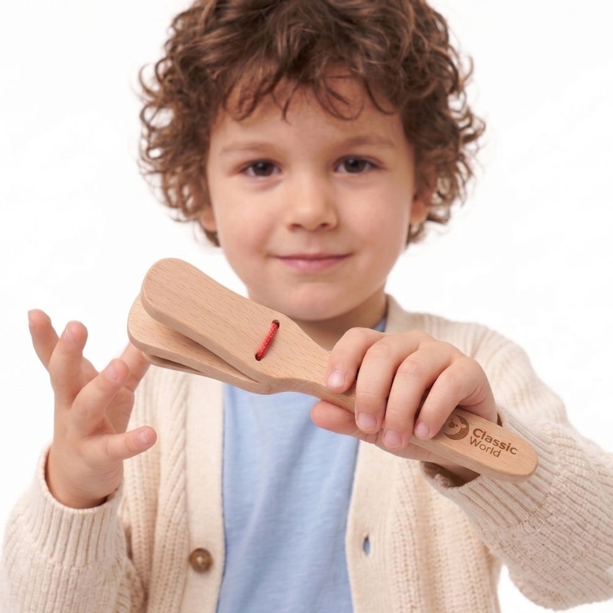Classic World - muziekinstrument - castagnetten - kinderen afbeelding