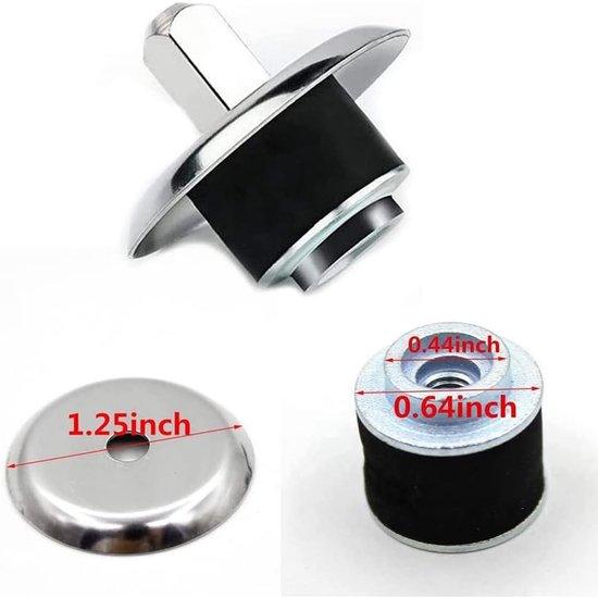 Blender Onderdelen - Reserveonderdelen Mixers - Keukenapparatuur Repareren - Hoogwaardig Metaal - 6 x 3 x 3 cm - Zilverkleurig — afbeelding 4