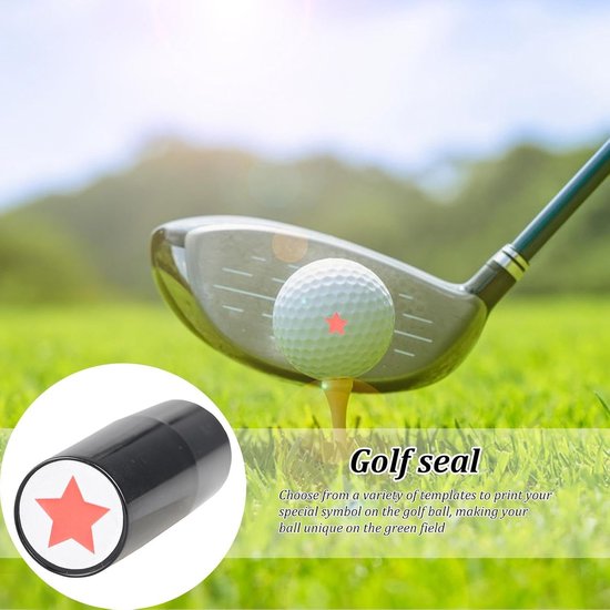 Golfbal Stempel - Ball Marker - Sport Markering - Sneldrogende Inkt - 6 x 3 x 3 cm - Niet gespecificeerd — afbeelding 3