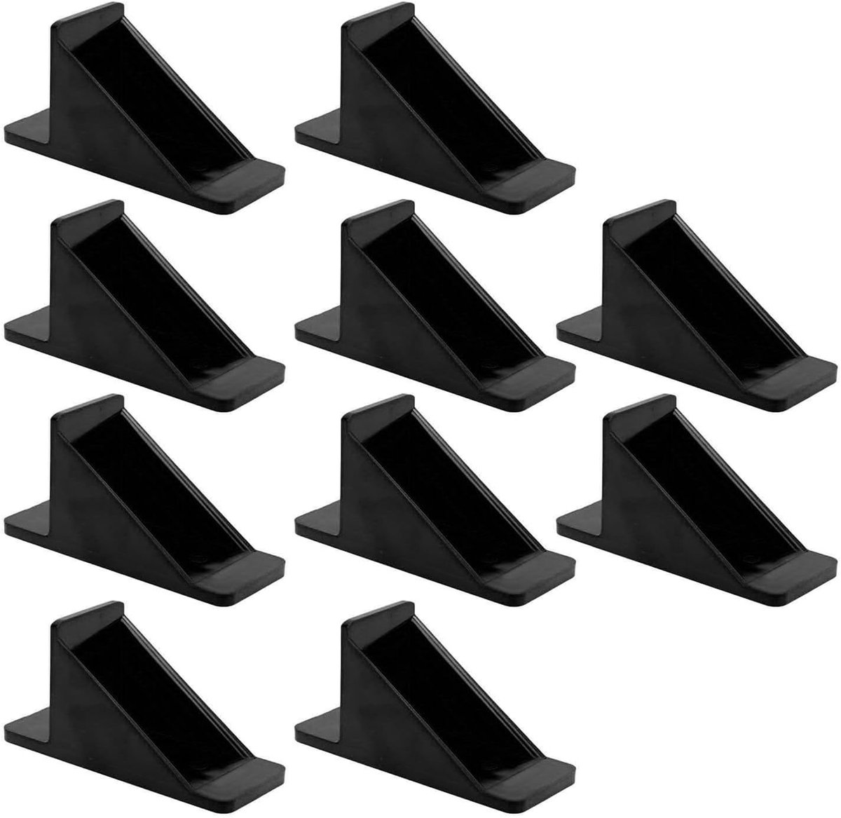 Sneeuwbeschermers Dak - Sneeuwstoppers Dakgoot - Dak Beschermen - PC-rubber Constructie - 10 Stuks - Zwart