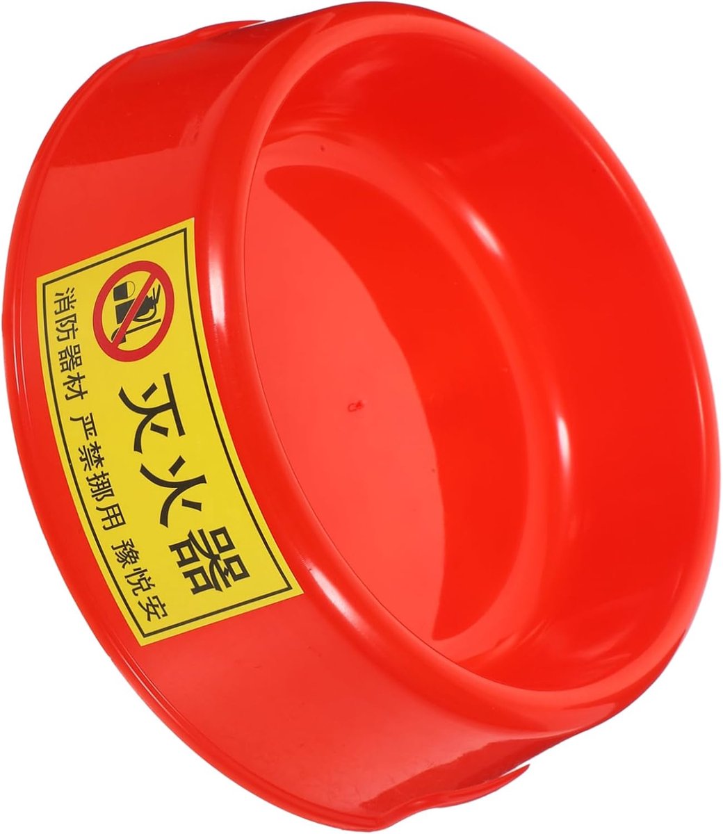 Brandblusser Houder - Blusser Beugel - Veilig Opbergen - Lichtgevend Ontwerp - 17.8 cm - Rood