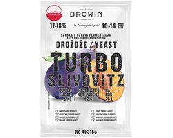 Turbo gist pruimendrank 18% - Turbo Slivovitz-distilleerdersgist