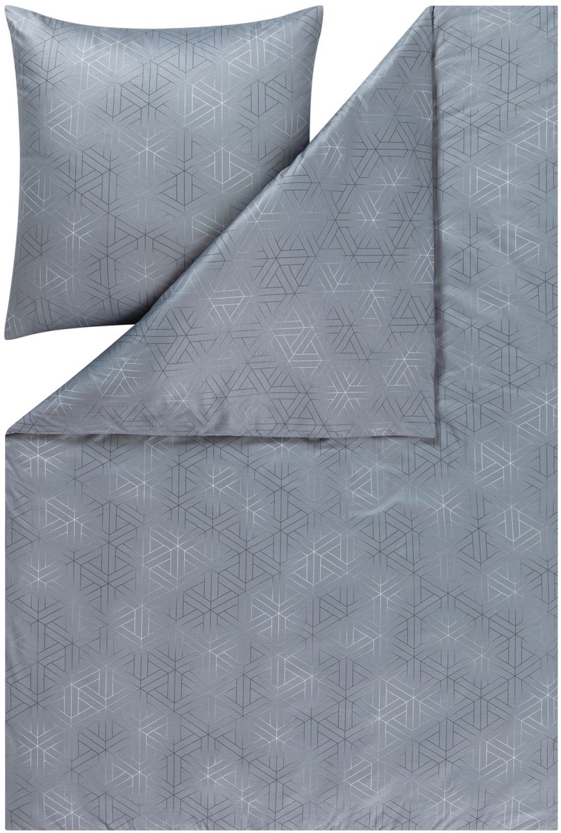 Estella Pippa 6898/840 - Dekbedovertrekset - Mako Interlockjersey - 200 x 220 cm - Grafietgrijs