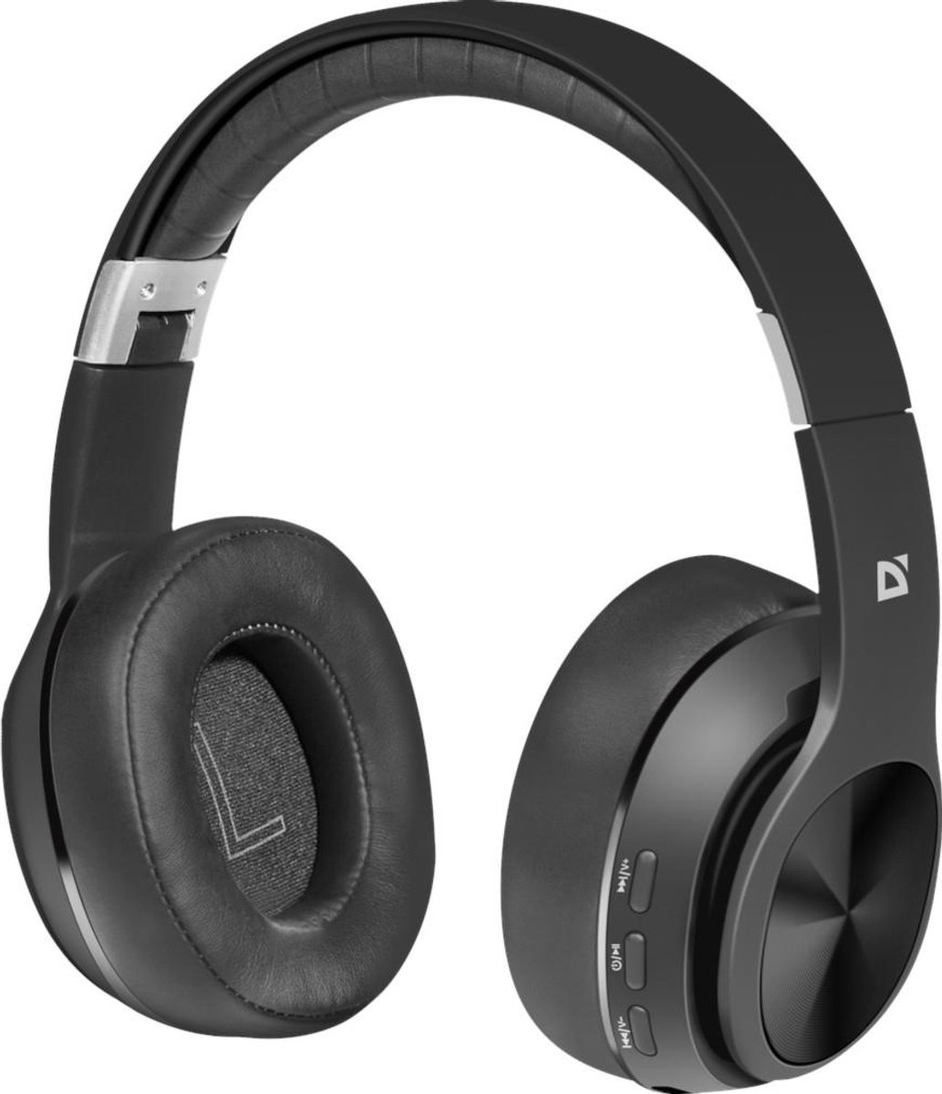 Defender FREEMOTION B540 - Draadloze Bluetooth Koptelefoon - Met Ingebouwde Microfoon - MP3 Speler - Zwart