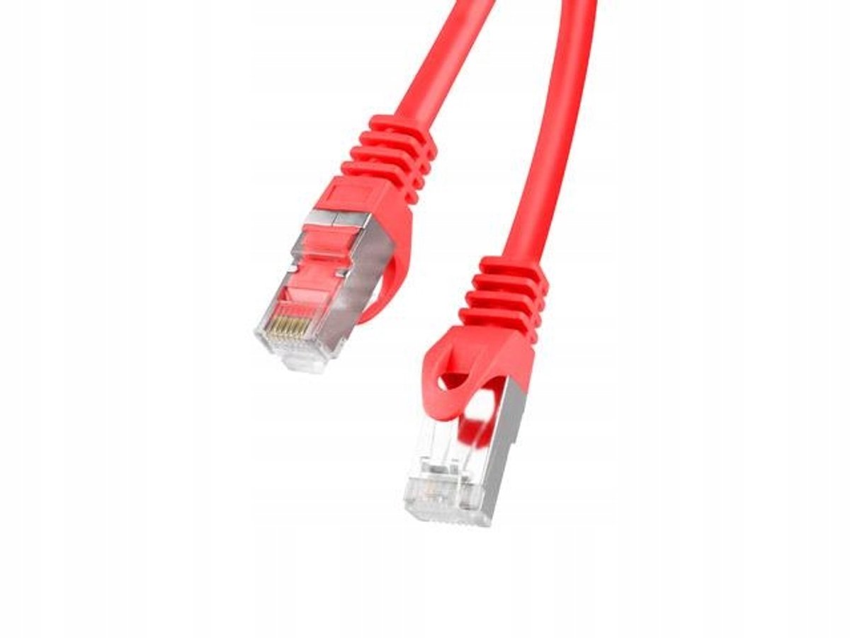 Lanberg Patchcord-Kabel Rj45 Ftp Utp Voor Internet Router Computer 0 5M Cat6