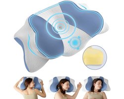 Nekkussen - Ergonomisch Contourkussen - Koelende Kussens Van Traagschuim - Hoofdkussen - Voor Zij- Rug- En Buikslapers