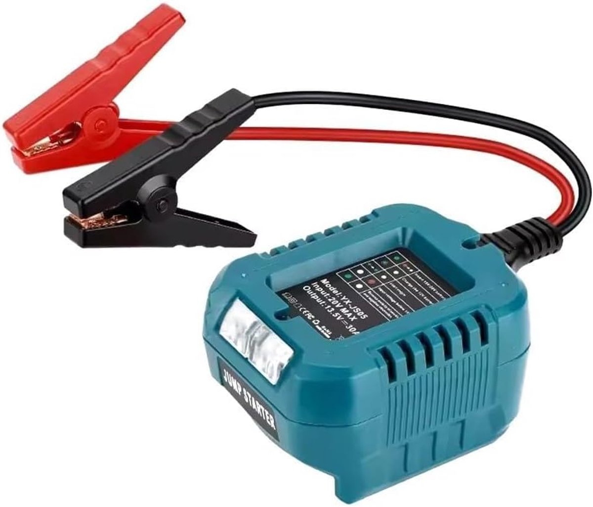 Draagbare Startkabel - Booster Kabel - Auto Starten - 10 AWG Kabel - 18V Compatibel - Zwart