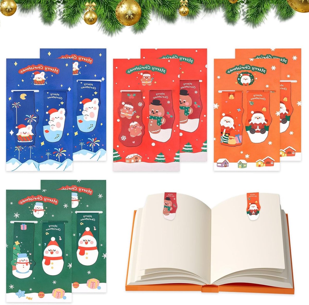 Moderne Aesthetic Boekenleggers voor Boekenliefhebbers - Schattige Papieren Boekenleggers en Accessoires voor Vrouwen met Eenvoudige Stijl