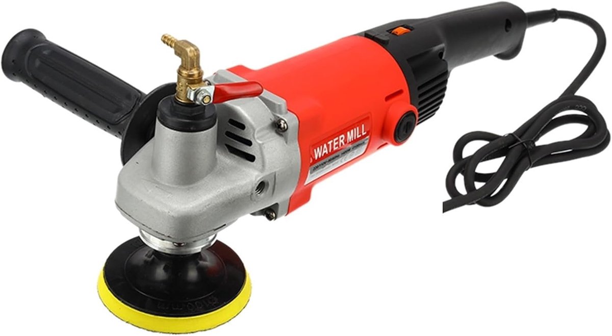 Natte Polijstmachine - Steenmolen - Natte Steen Polijsten - Variabele Snelheid - 1400W - One Color