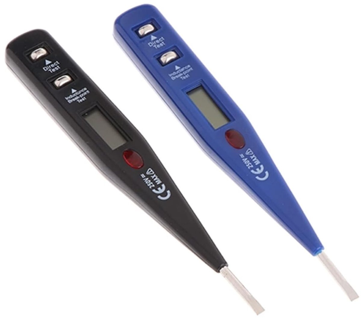 Spanningstester Gereedschap - Digitale Voltmeter - Stopcontact Detectie - Geen Batterij Nodig - 12-250V AC/DC - Zwart