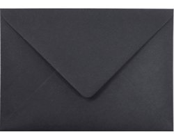 Ecologische grijze enveloppen A6 - 125 x 175 mm - 25 stuks - NK natgelijmde - 120 gram - Materica - Netuno
