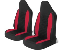 Autostoelhoezen Set - Stoelbekleding - Auto Interieur - Waterdicht PU Leer - Volledige Set - Zwart