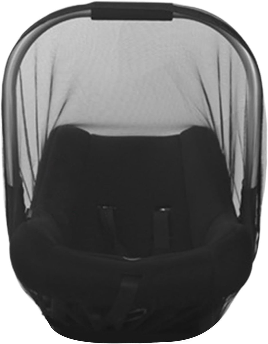 Babybed Net - Reisbed Bescherming - Buiten Bescherming - 360 Graden Dekking - Extra Breed - Zwart