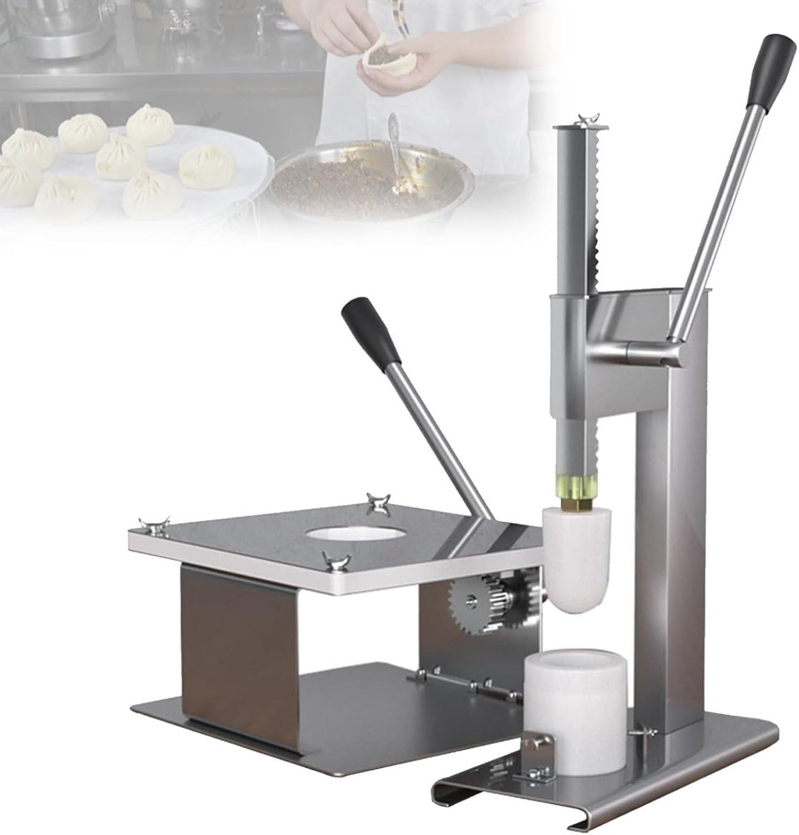 Broodjes Machine - Gestoomde Broodjes Maker - Thuis Bakken - Halfautomatisch Bediening - 400-500 Stuks Uur - Meerkleurig