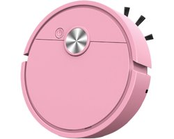 Bureau Stofzuiger - Kruimelrobot - Bureau Schoonhouden - Slimme Navigatie - 27.5 x 26.4 x 7.4 cm - Roze
