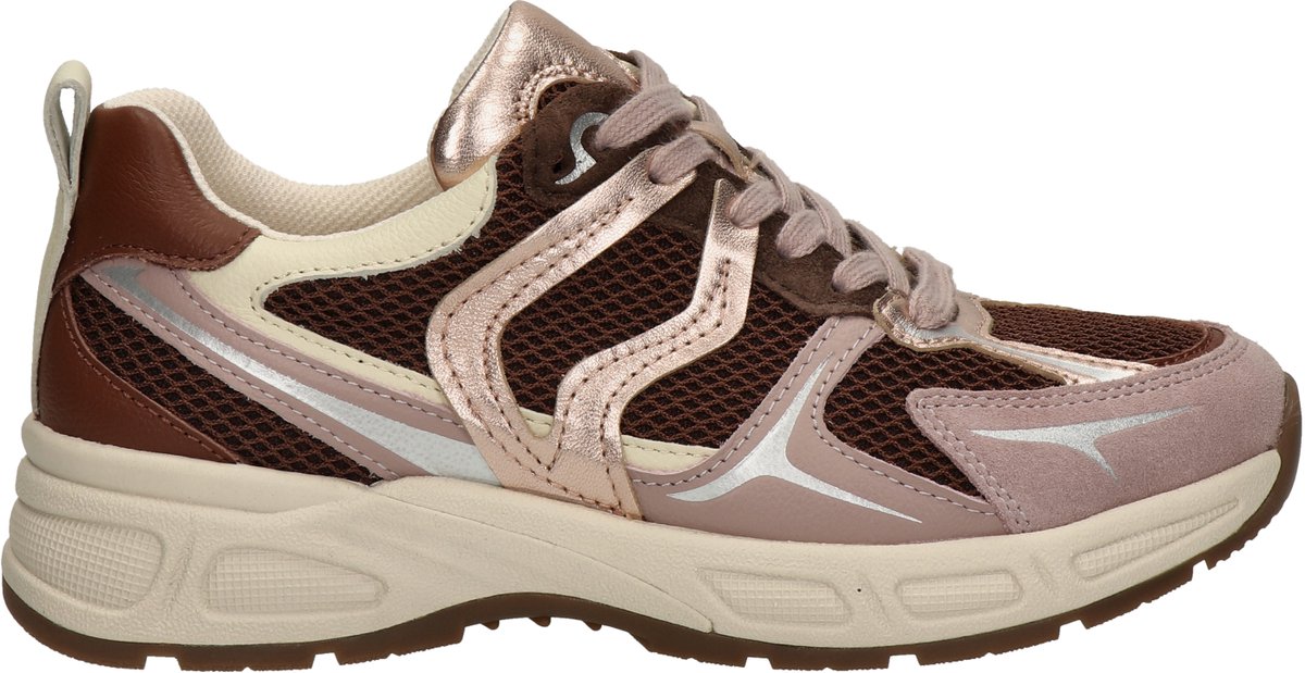 Gabor dames sneaker - Bruin multi - Maat 38