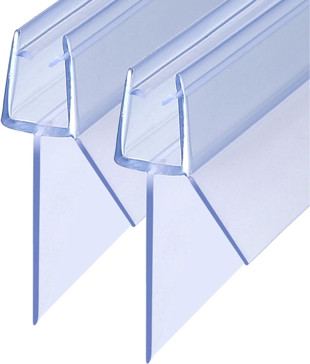 ZRNS® Douchedeur Afdichting 2 x 100 cm - Douchestrip 4/5/6 mm - Lekstrip - Waterkering Douche