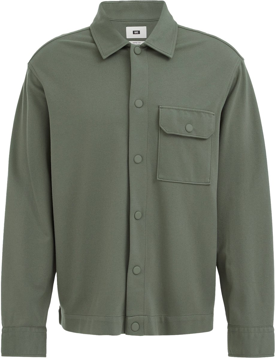 WE Fashion Heren regular fit overshirt