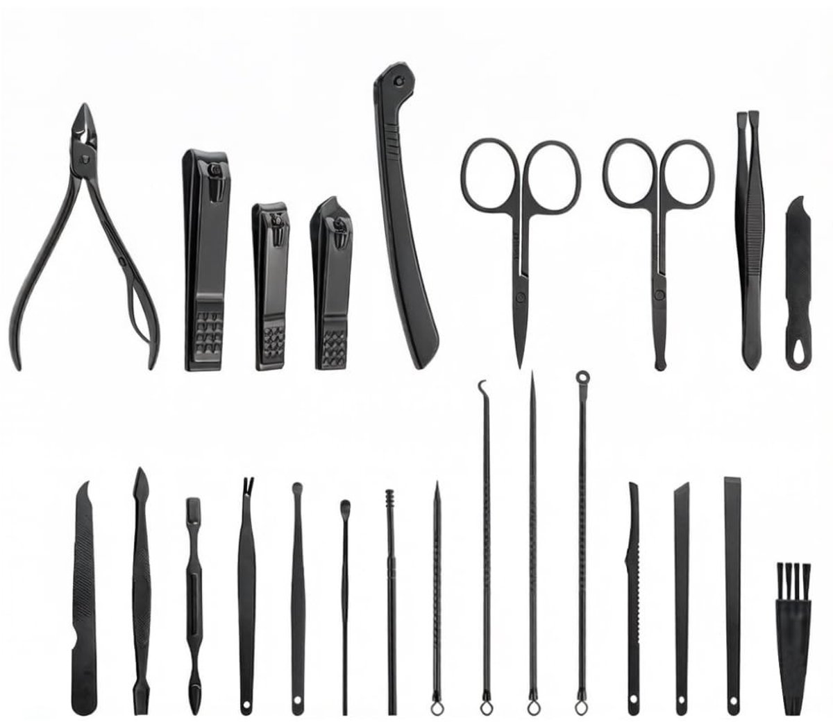 SolidKeus - 24-delige Manicure en Pedicure Set met Roestvrijstalen Gereedschap