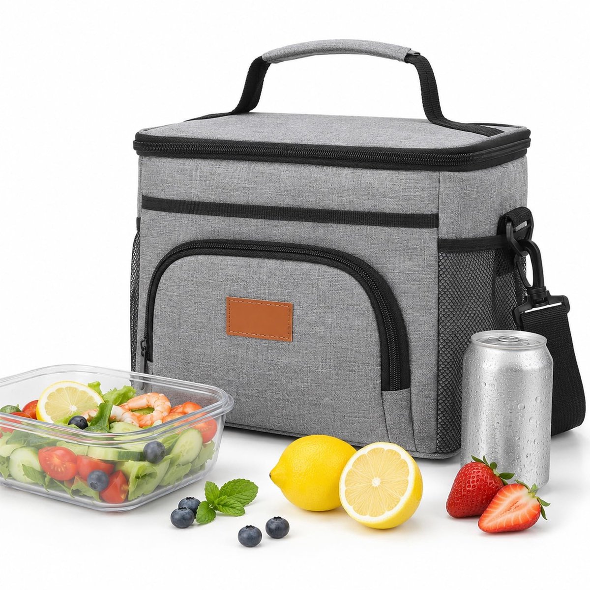 SolidKeus - Geïsoleerde Koeltas voor Maaltijden 13 L met Schouderriem
