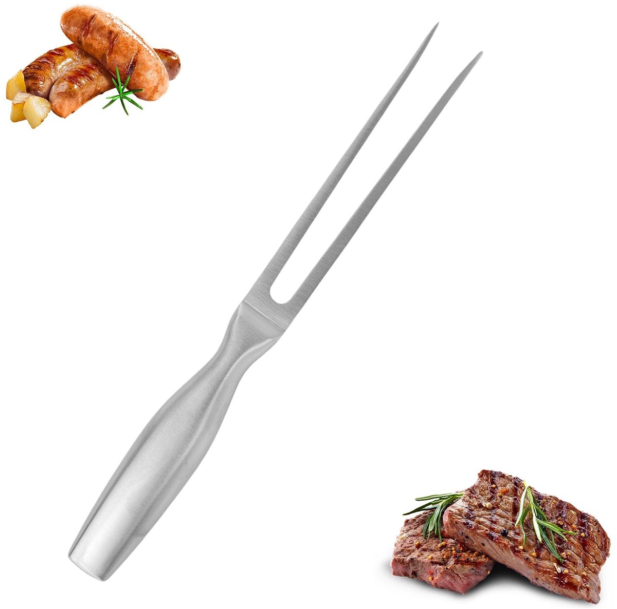 SolidKeus - Professionele Vleesvork met Ergonomisch Handvat