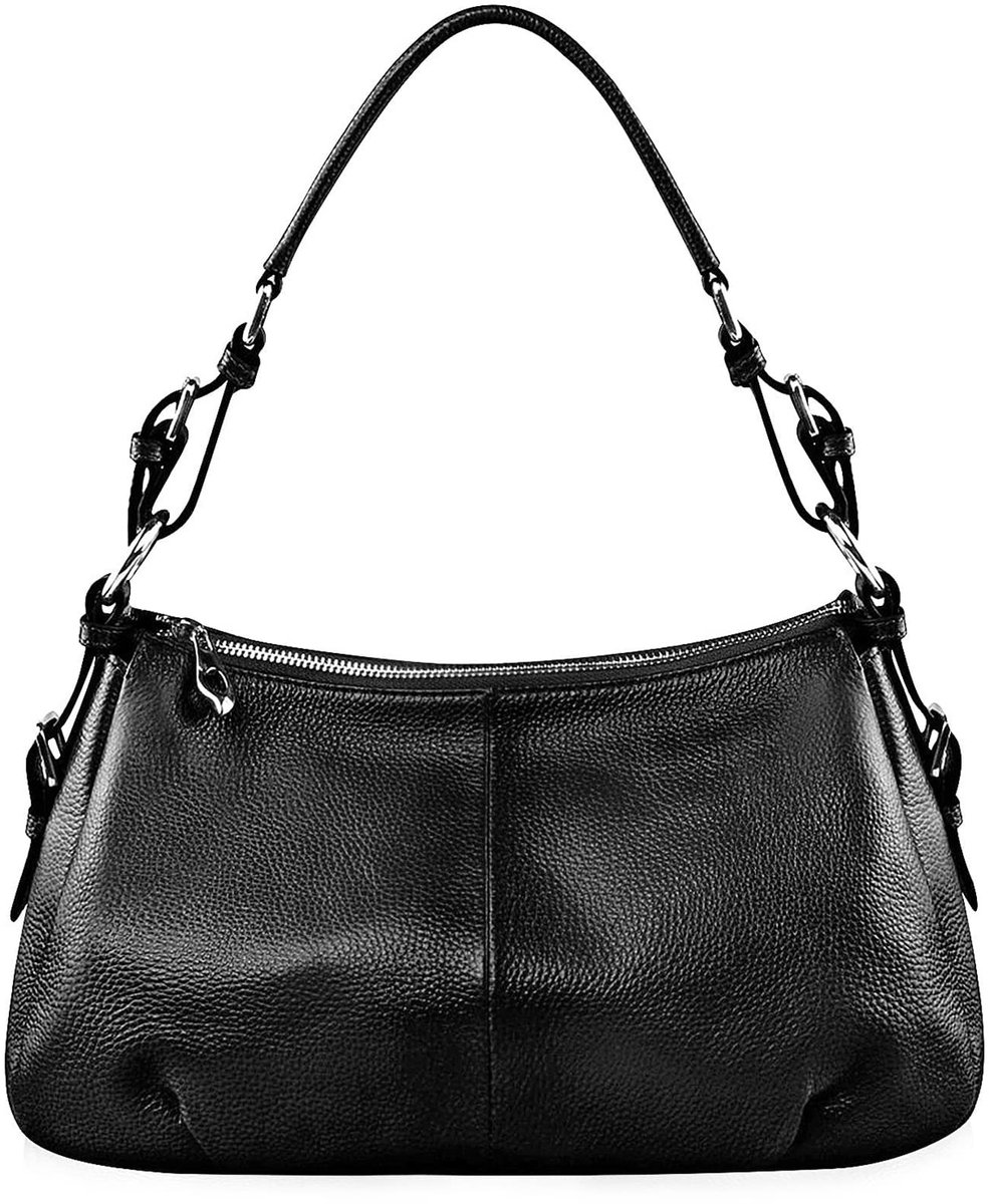 Omgoods - Dames Hobo Handtas van Echt Leer, Schoudertas