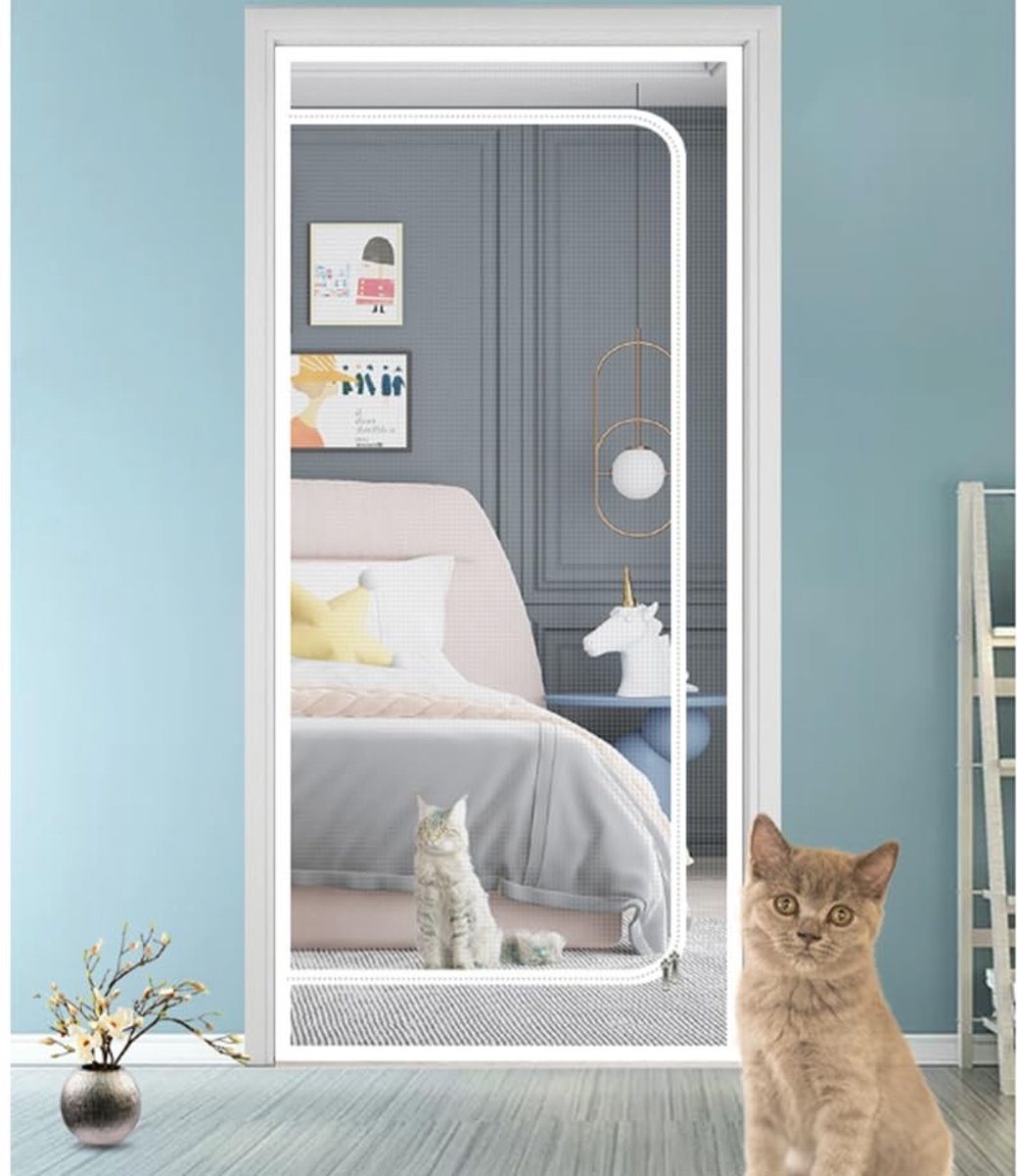 Omgoods - Kattenbeschermingsrooster met Rits 80 x 200 cm