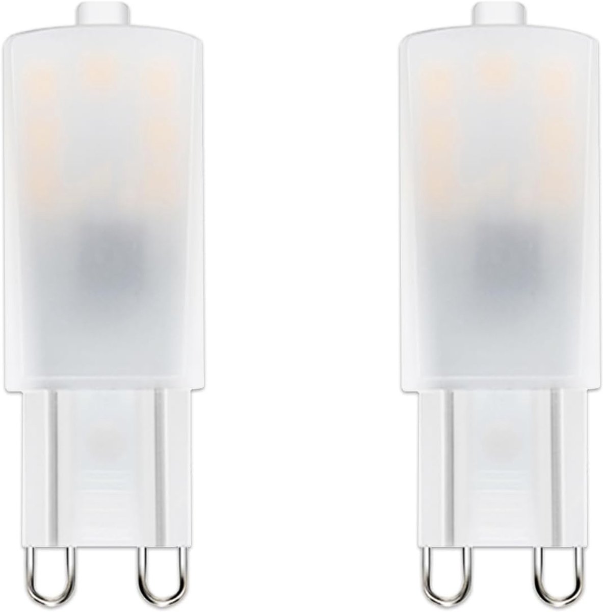 LED-lamp, LED G9 warmwitte gloeilamp, 2,5 W 230 V G9 LED-lamp, warm wit 2700 K Vervanging voor 15 W 25 W halogeenlampen, 250 lm niet-dimbare set van 2