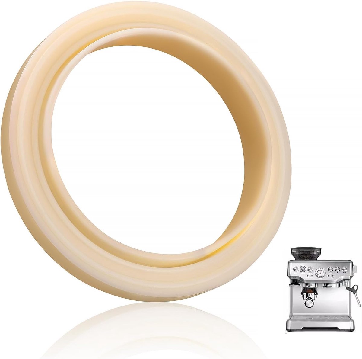 54mm Siliconen Stoomring, Groepskoppakking, Afdichtringen voor Espressomachine, Compatibel met Breville 870/878/880/860/840/810/450/500 Compatibel met Sage 500/810/870/875/878/880