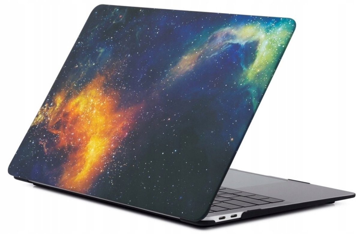 Hoes Macbook Pro 13" Groene Sterren (A1706, A1708, A1989, A2159, A2251, A2289)