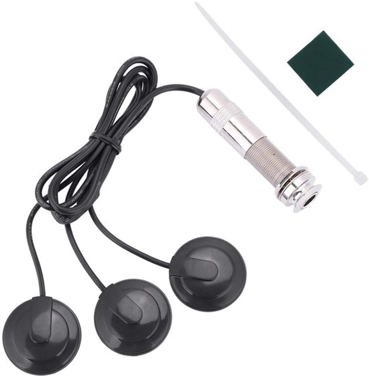 Transducer Pickup - Piezo - Geschikt voor Akoestische Instrumenten - Eliminatie van Externe Geluiden - 3 Transducers - Minimale Schade aan Behuizing