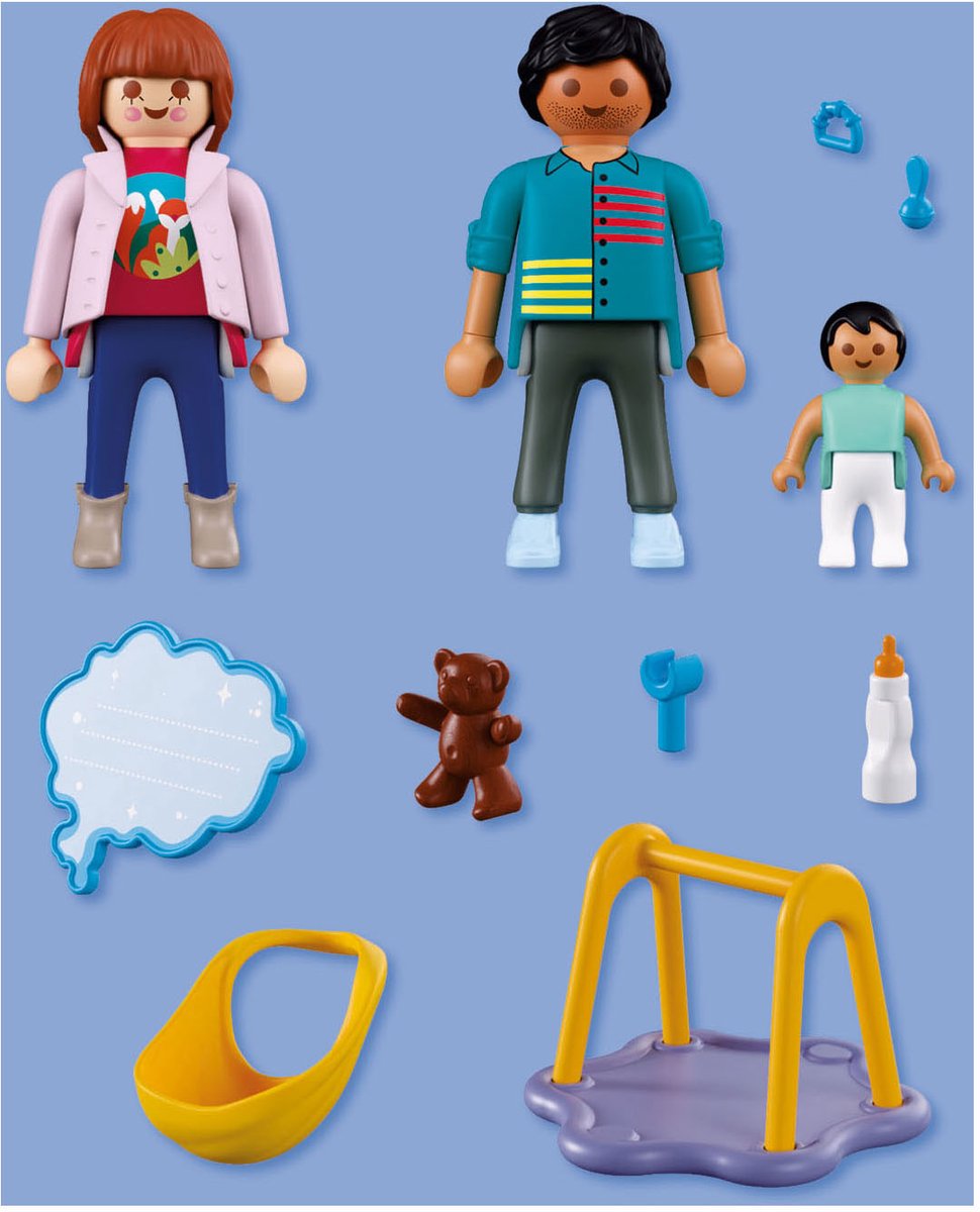 Playmobil geboorte speelset - baby familie cadeau set. – foto 3