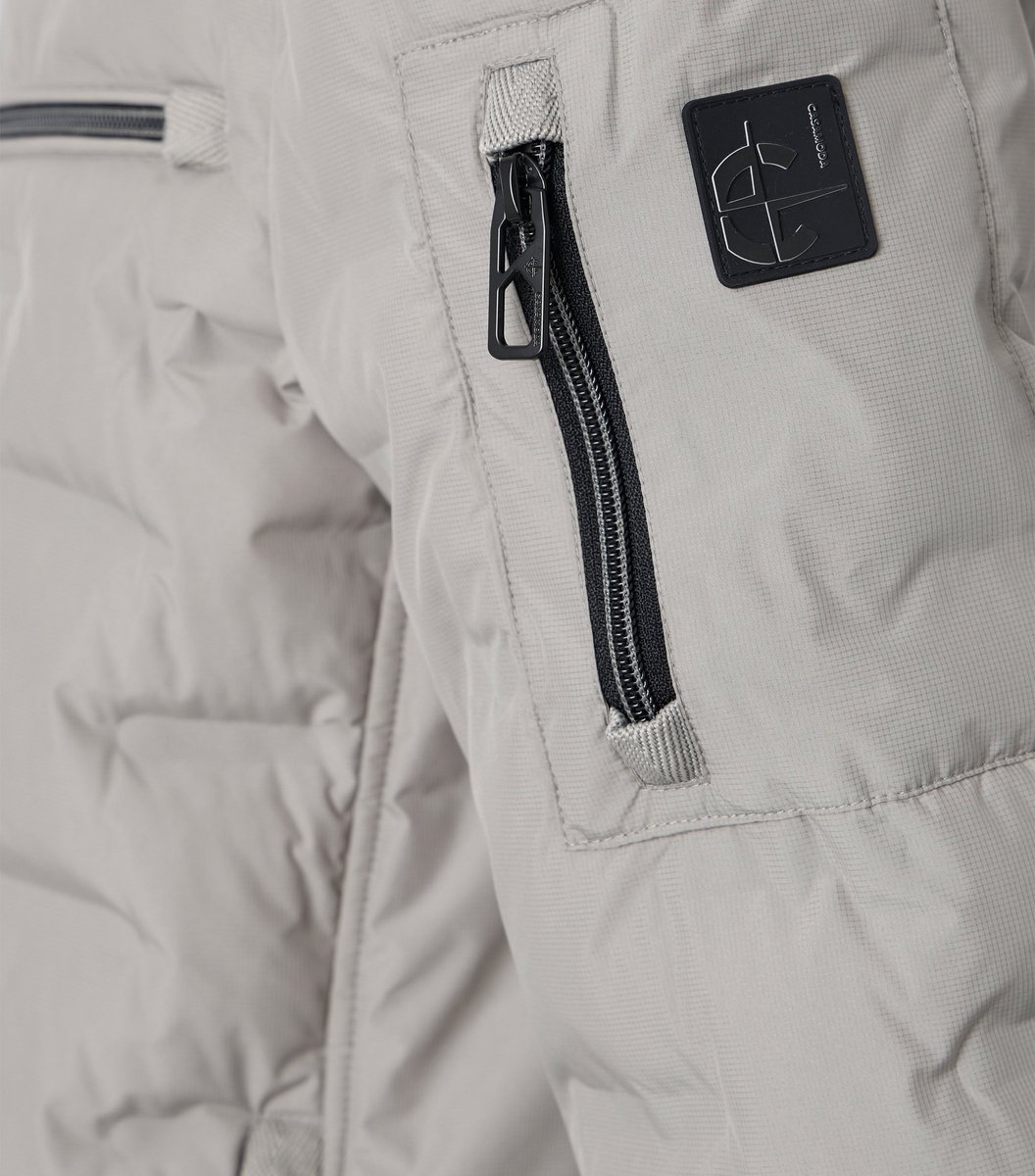 CASA MODA comfort fit tussenjas - grijs - zwart