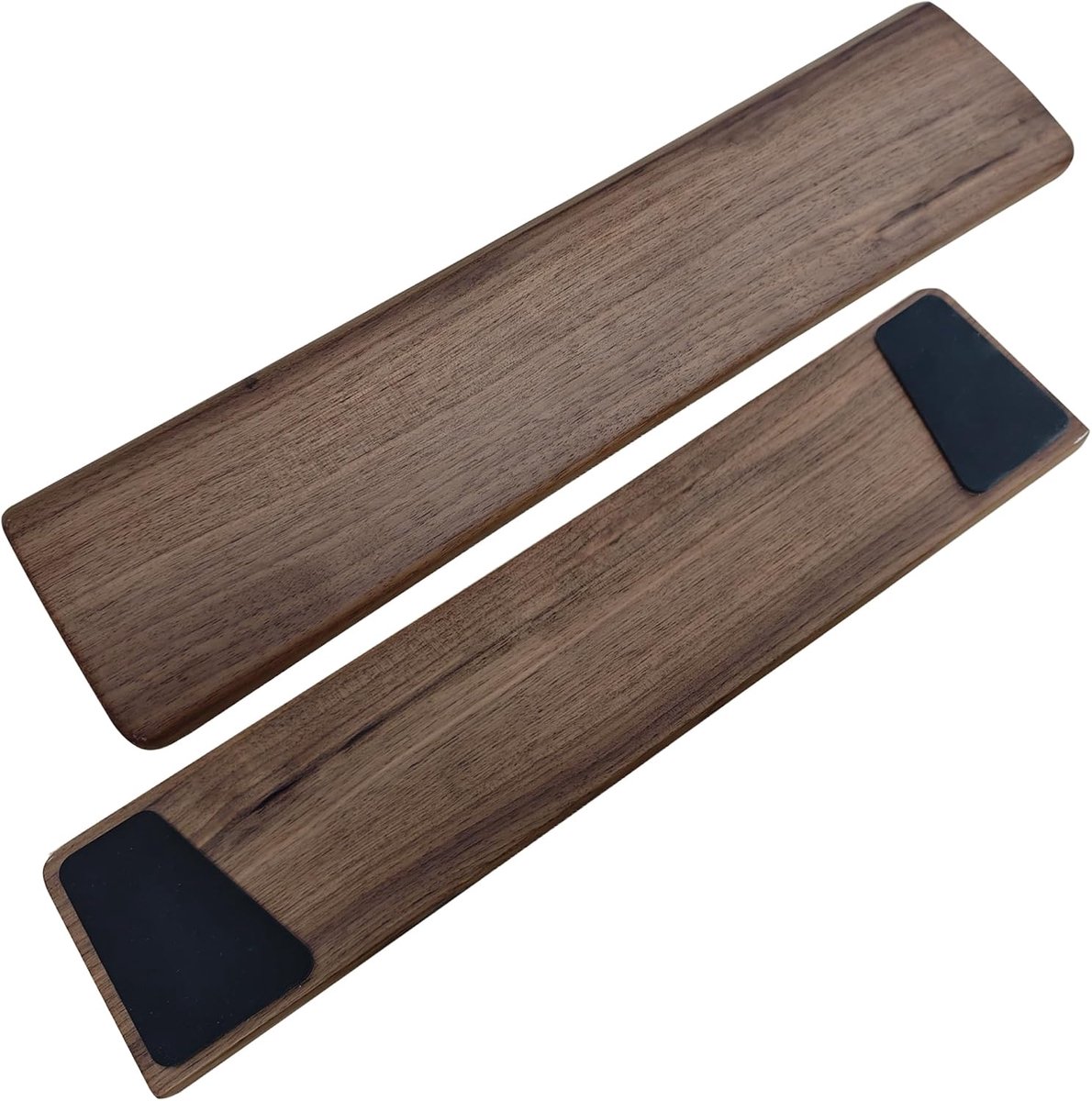Houten Polssteun voor 75% 80% TKL Toetsenbord, Ergonomische Massief Houten Handsteun met Antislip Base, Vlekbestendige Palmsteun voor Typen & Gaming (14,2 inch/36,1 cm L)