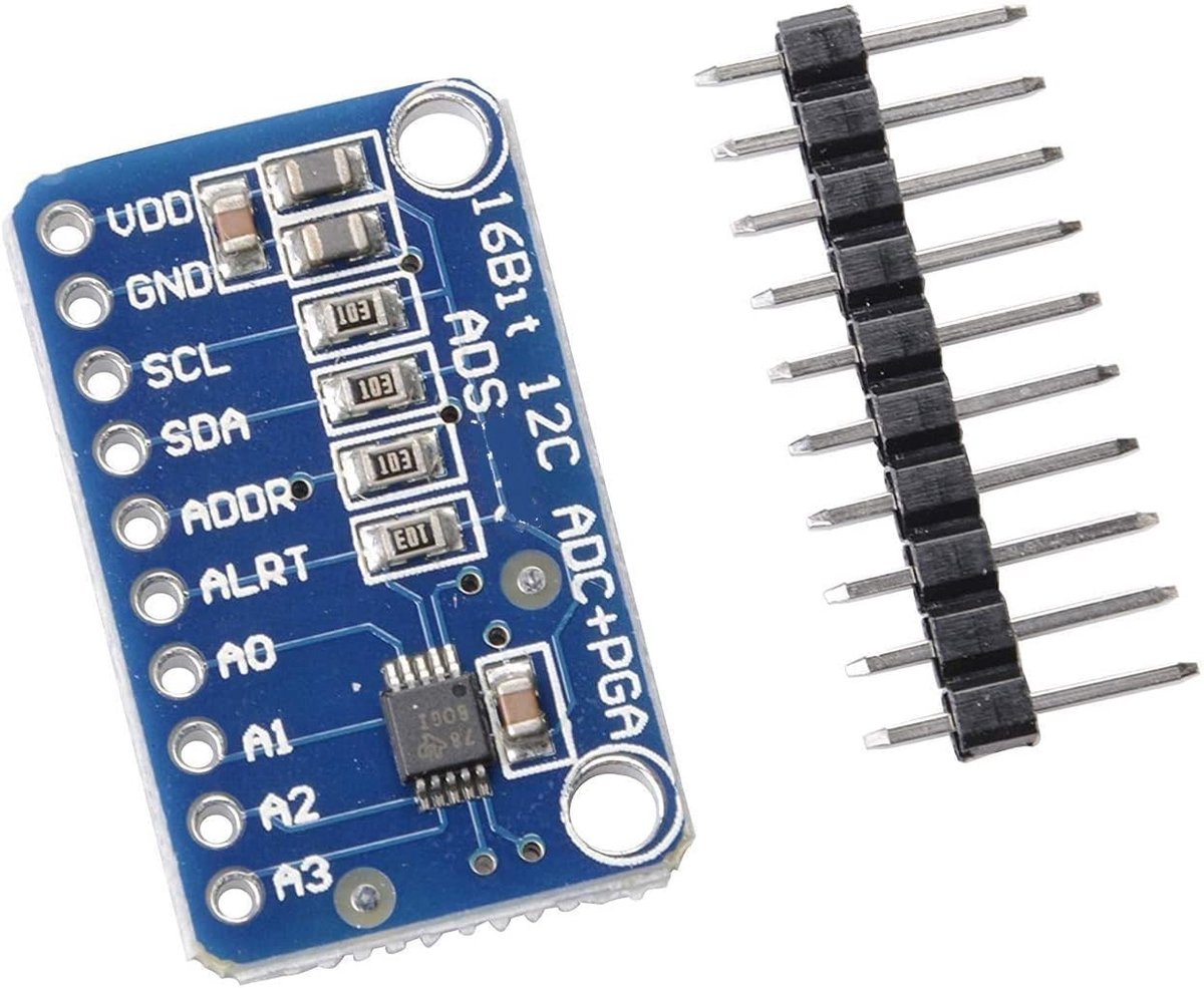 16 Byte 4-kanaals I2C IIC ADC-module Precisie analoog naar digitaal converter ontwikkelbord