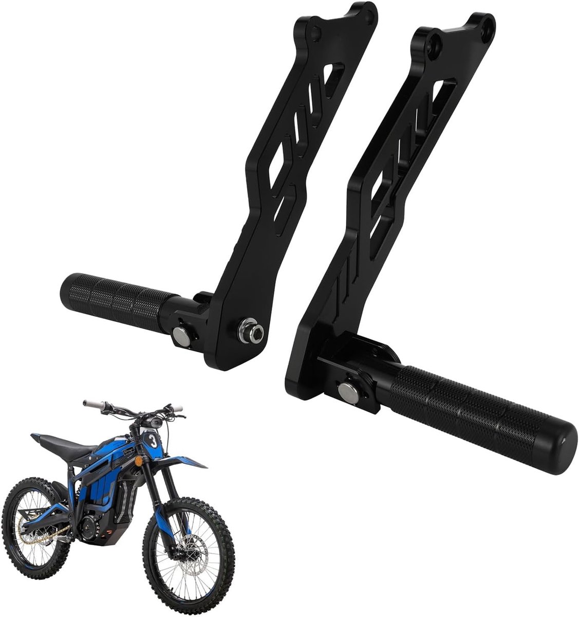 Motorvoetsteunen voor Talaria Sting R MX3 MX4 X3 MX5, voetondersteuning | Geschikt voor Talaria Sting R MX3, voor e-bike, voetondersteuning voor motorfietsgebruik, onderdeel voor voet- en pedaalsteun