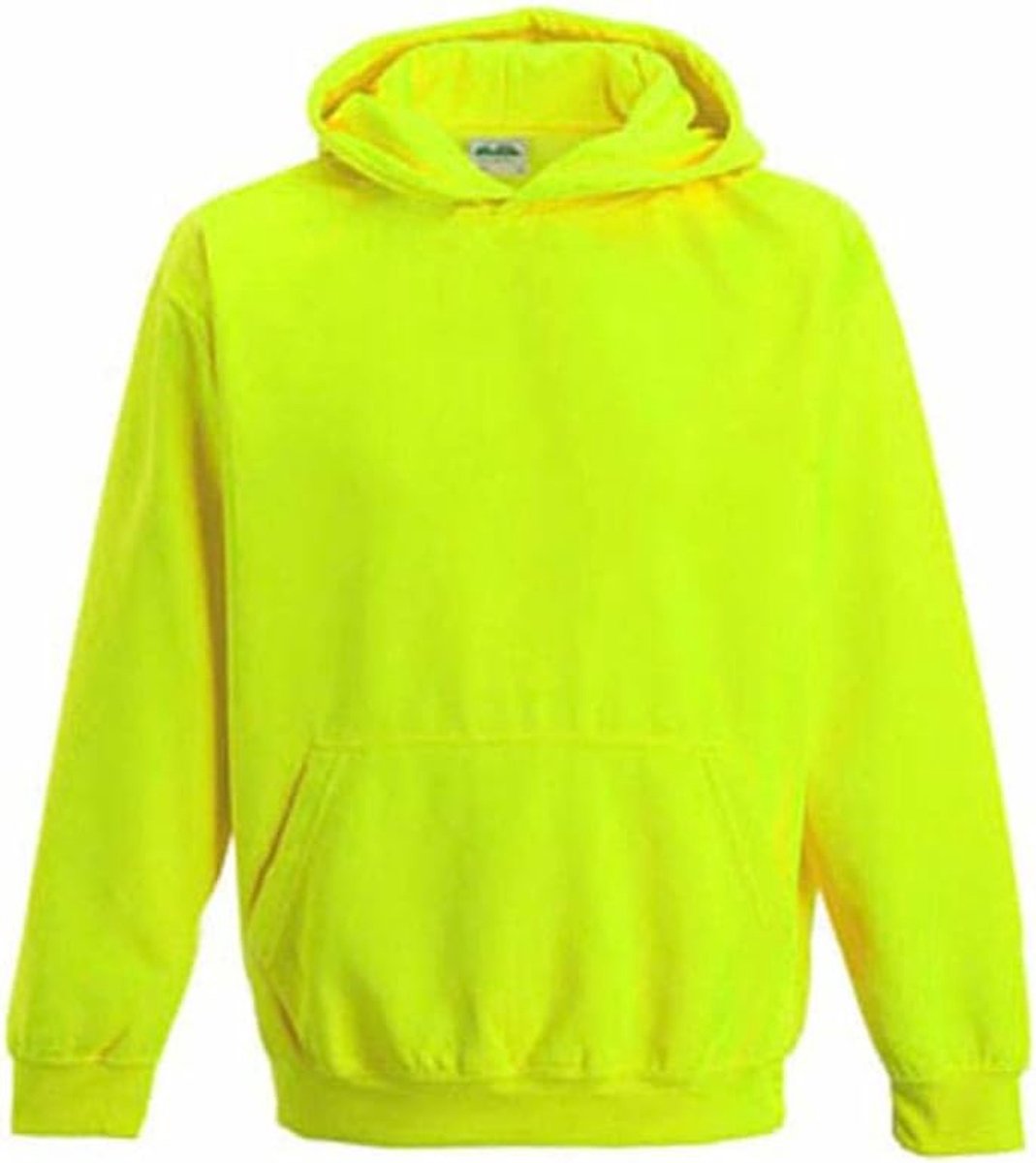 NoTrash2003 NEON sweatshirt met capuchon hoodie flourescerend versch. kleuren en maten voor kinderen (3-4 jaar, Electric Yellow), Geel (Electric Yellow), 3-4 Jaar
