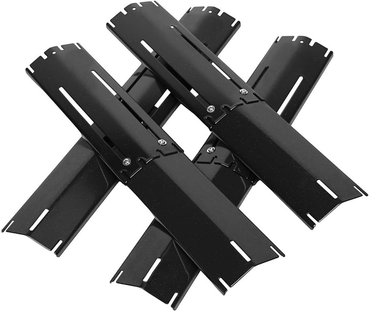 29,8 tot 53,3 cm universele verstelbare warmteplaat reserveonderdelen, vlamtemmer voor Brinkmann, Charbroil, Campingaz, Outback, Ultar, Heat Tent, Flavorizer Bar, Porseleinen stalen hitteschild