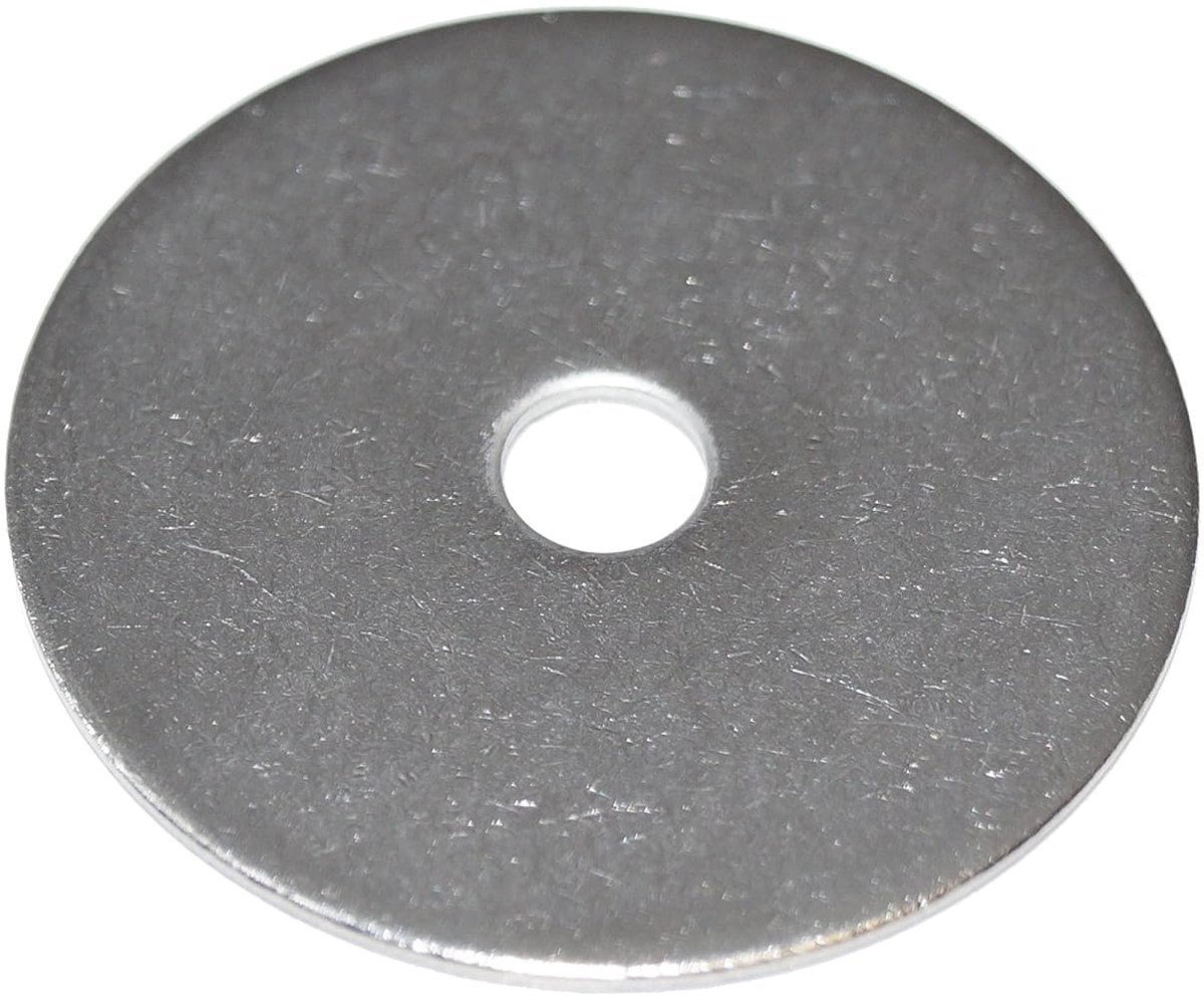 M10 van roestvrij staal V2A 10 stuks, 10,5 x 50 x 1,5 mm, roestvrij staal A2 VA, beschermringen