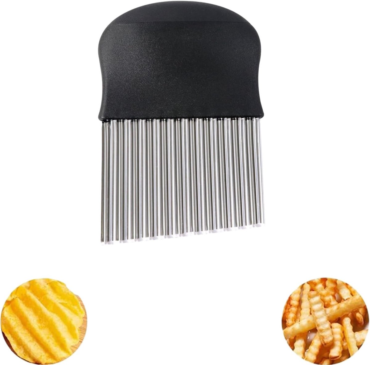 Aardappelversnipperaar, RVS Aardappel Spiraal Snijden, Fruit Snijder, Groentesnijder, Koken Handgereedschap Cutter voor Wortel, Aardappelen, Salade