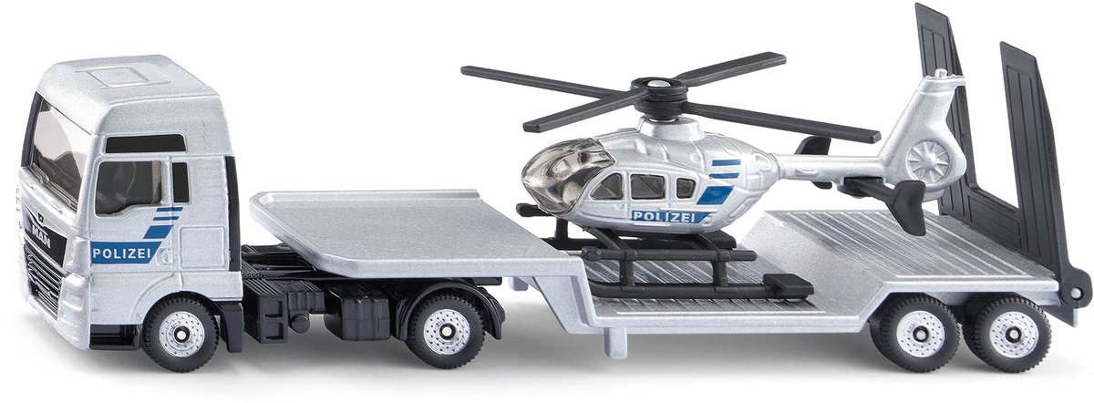 Siku 1759038, MAN Truck met ÖAMTC Helicopter, Metaal/Kunststof