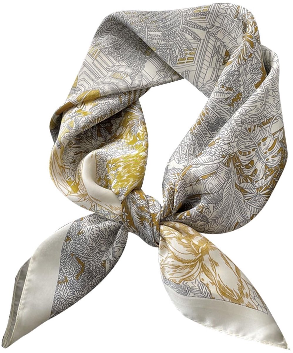 SolidKeus - Satijnen Sjaal voor Dames 70 x 70 cm voor Haar en Modeaccessoires